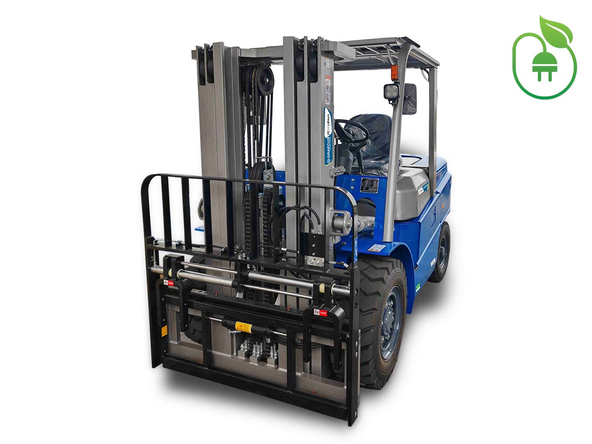 ΚΛΑΡΚ 5.0T ΗΛΕΚΤΡΙΚΟ ΜΕ ΜΠΑΤΑΡΙΑ ΛΙΘΙΟΥ GRAECUS FE50 LITHIUM PRO | TRIPLEX 4000M | ΥΔΡΑΥΛΙΚΗ ΠΛΑΓΙΑ ΜΕΤΑΤΟΠΙΣΗ | ΠΙΡΟΥΝΙΑ 1520MM (24%)
